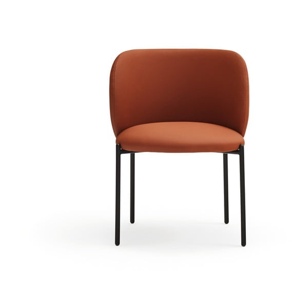 Narancssárga kárpitozott étkezőfotel szett 2 db-os Mogi – Teulat-image-3