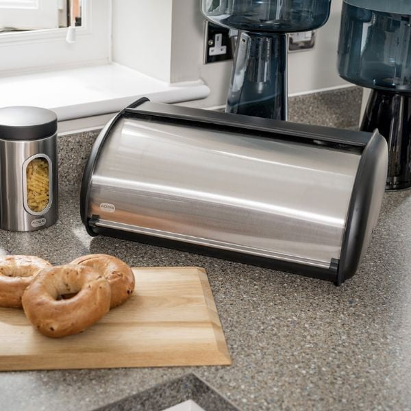 Bread Bin fekete kenyértartó - Addis-image-1