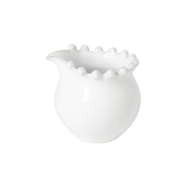 Fehér kőedény tejkiöntő 100 ml Pearl – Costa Nova