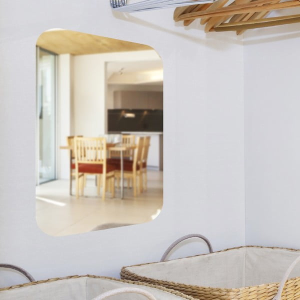 Rectangle tükör hatású öntapadós matrica, 42 x 27 cm - Ambiance-image-1