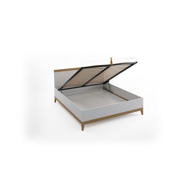 Livia BC kétszemélyes tömör borovi fenyő ágy, 140 x 200 cm - SKANDICA-image-3