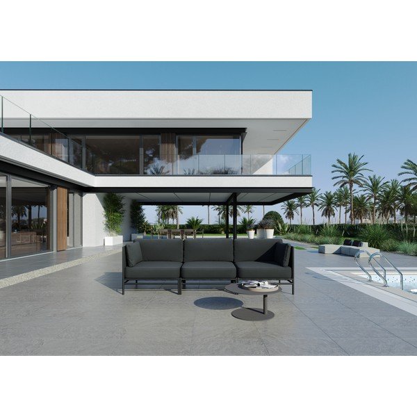 Sötétszürke kerti moduláris kanapé 234 cm Dandy – Sit Sit-image-1