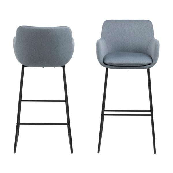 Lisa kék bárszék, 2 darab - Actona-image-2