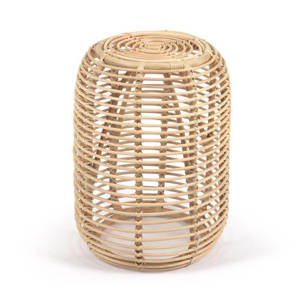 Rattan kerek tárolóasztal ø 45 cm Kohana – Kave Home