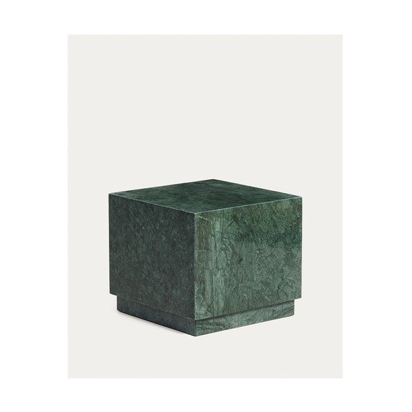 Márvány tárolóasztal 40x40 cm Sorein – Kave Home-image-2