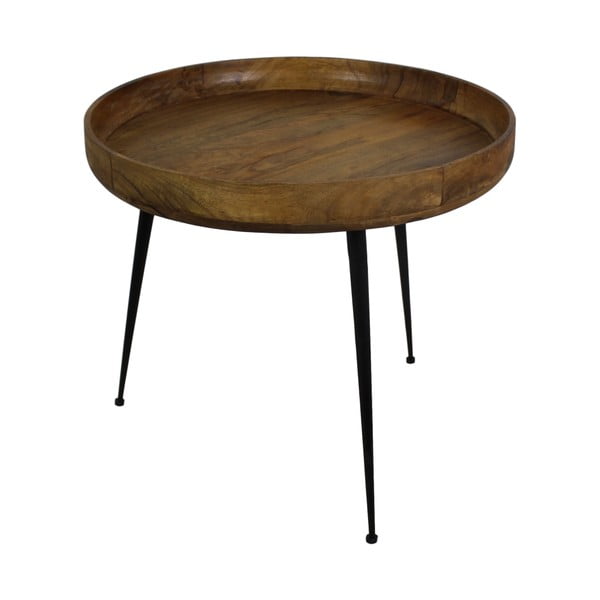 Ventura mangófa kisasztal, ⌀ 60 cm - HSM Collection