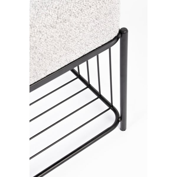 Világosszürke puff Milou – White Label-image-4