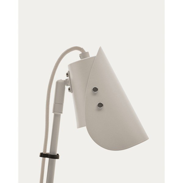 Világosszürke fém asztali lámpa csiptetővel (magasság 51 cm) Jula – Kave Home-image-4
