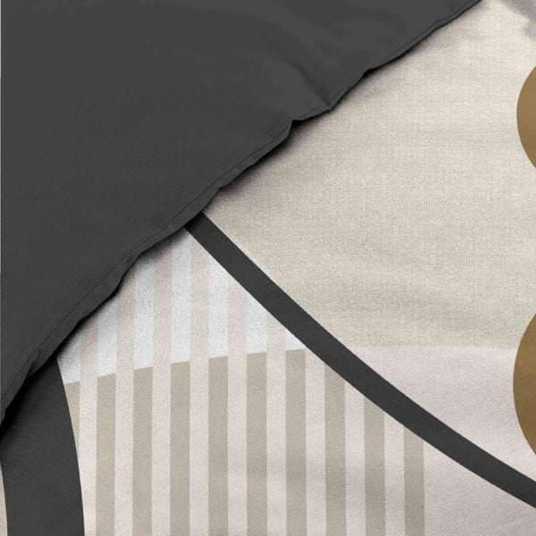 Bézs kétszemélyes-hosszabbított pamut ágyneműhuzat 240x220 cm Santana – douceur d'intérieur-image-3