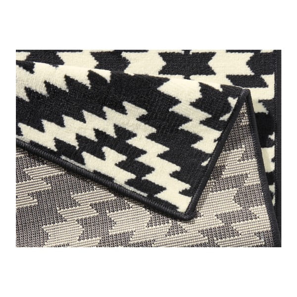 Basic Nordic fekete-fehér futószőnyeg, 80 x 200 cm - Hanse Home-image-2