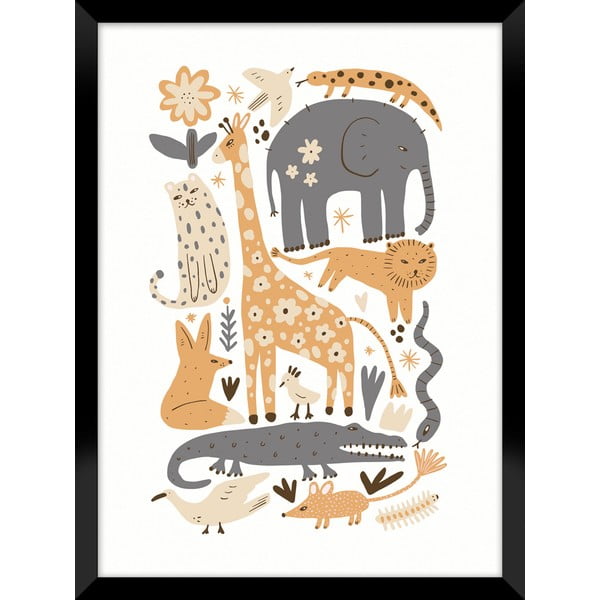 Framepic Animals gyerek plakát, 40 x 30 cm - Styler
