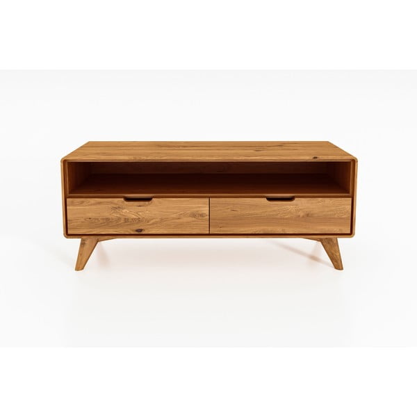 Tölgyfa TV-állvány 120x48 cm Greg - The Beds-image-2