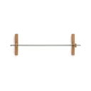 Natúr színű üveg moduláris polcrendszer 90x28x30,5 cm Sitra – Kave Home