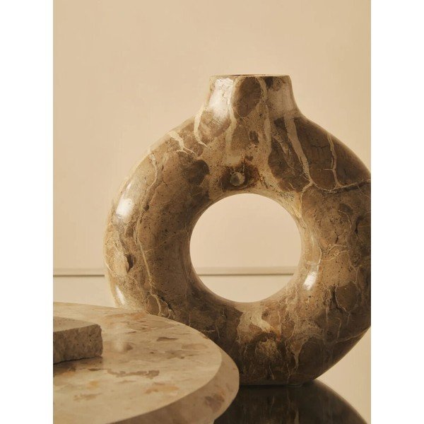 Barna márvány váza (magasság 20 cm) Santino – Premier Housewares-image-1