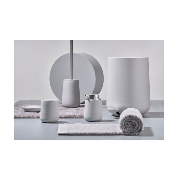 Világosszürke porcelán fogkefetartó pohár Nova – Zone-image-1