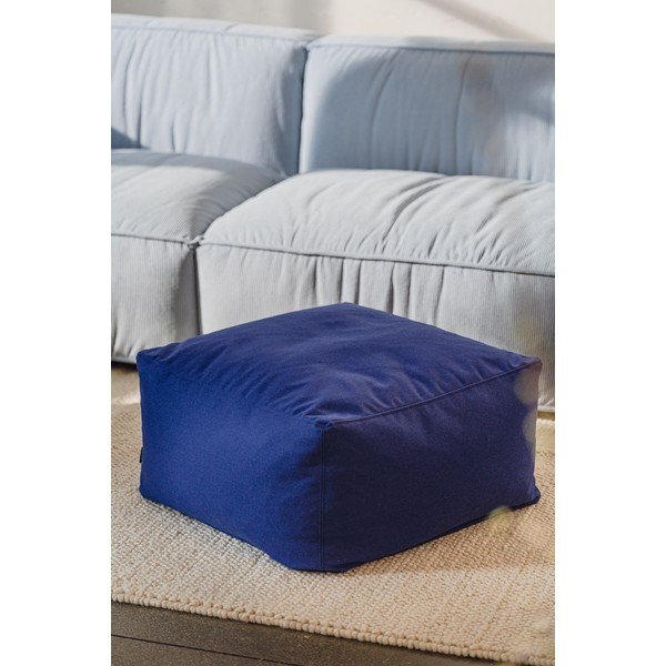 Kék gyapjú puff Keno – noo.ma-image-1