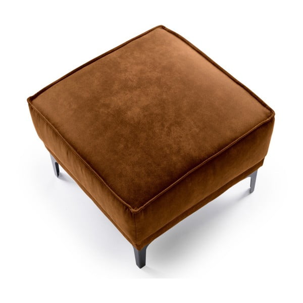 Konyakbarna bőrutánzat puff Copenhagen – Scandic-image-3