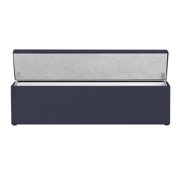 Ancona sötétkék ottomán, 140 x 47 cm - Mazzini Sofas-image-2