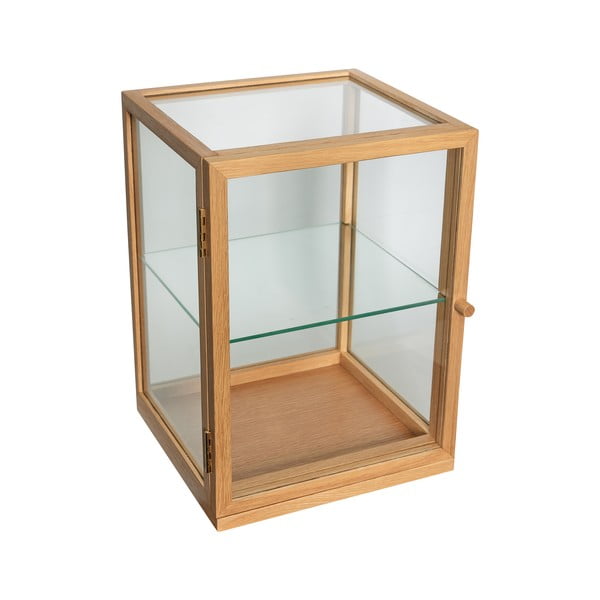 Natúr színű tálalószekrény tölgyfa dekorral 30x42x30 cm Poetic – Hübsch-image-2