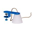 Kék asztali lámpa üveg búrával (magasság 23 cm) Lure – Hübsch