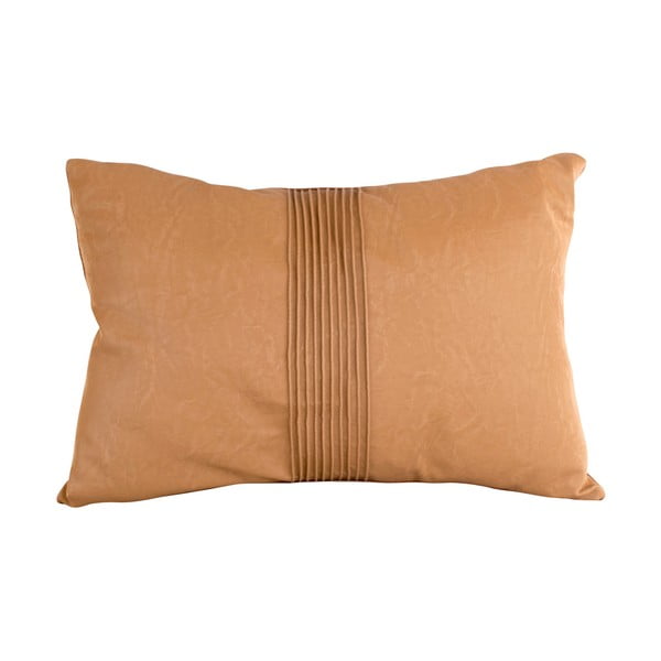 Leather Look konyakbarna párna, 50 x 30 cm - PT LIVING-image-4