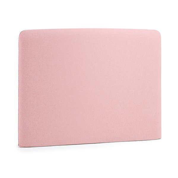 Rózsaszín kárpitozott ágytámla 108x76 cm Dyla – Kave Home