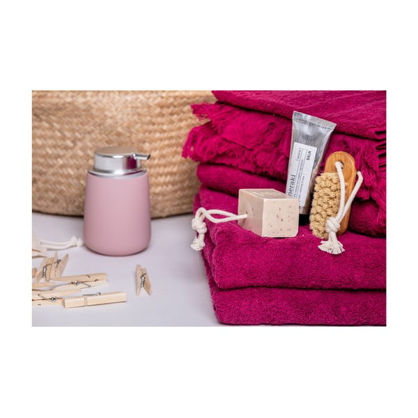 6 db piros 100% pamut törölköző és 2 db fürdőlepedő - Bonami Selection-image-4