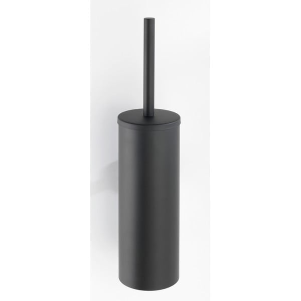 Matt fekete fali rozsdamentes acél WC-kefe Bosio – Wenko-image-1