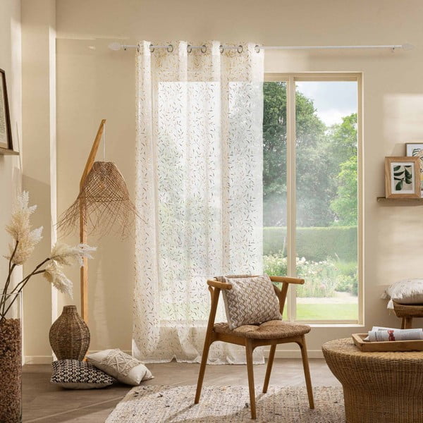 Bézs-aranyszínű fényáteresztő függöny 140x240 cm Maissa – douceur d'intérieur-image-3