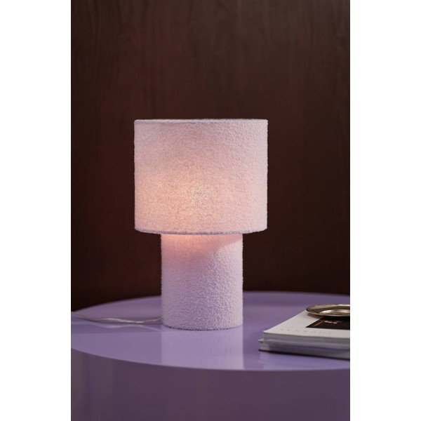 Levendula színű textil asztali lámpa (magasság 44 cm) Aubra – Jotex-image-1