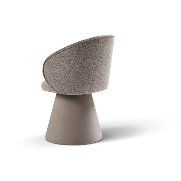 Bézs bársony fotel Inez – Micadoni -image-4