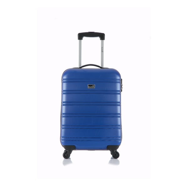 Bilbao kék gurulós bőrönd, 35 l - Bluestar