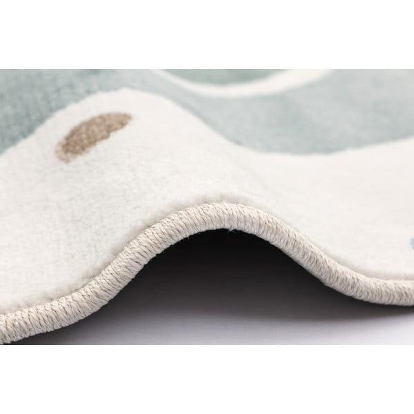 Zöld-elefántcsont színű gyerek szőnyeg ø120 cm Joyful Mint – FD-image-2