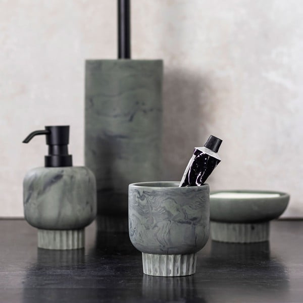 Zöld kő fogkefetartó pohár Attitude – Mette Ditmer Denmark-image-3