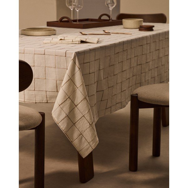Pamut asztalterítő 170x250 cm Ersen – Kave Home-image-1