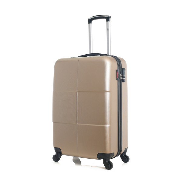 Coronado aranyszínű gurulós bőrönd, 61 l - Hero-image-4