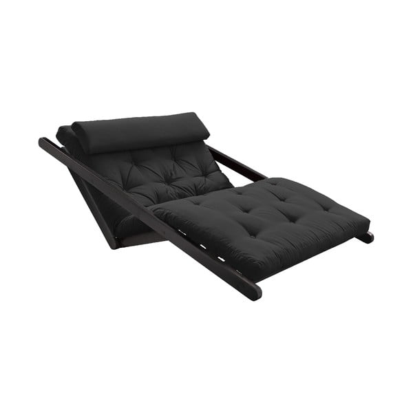 Figo Black/Dark Grey sötétszürke kinyitható kanapé - Karup Design