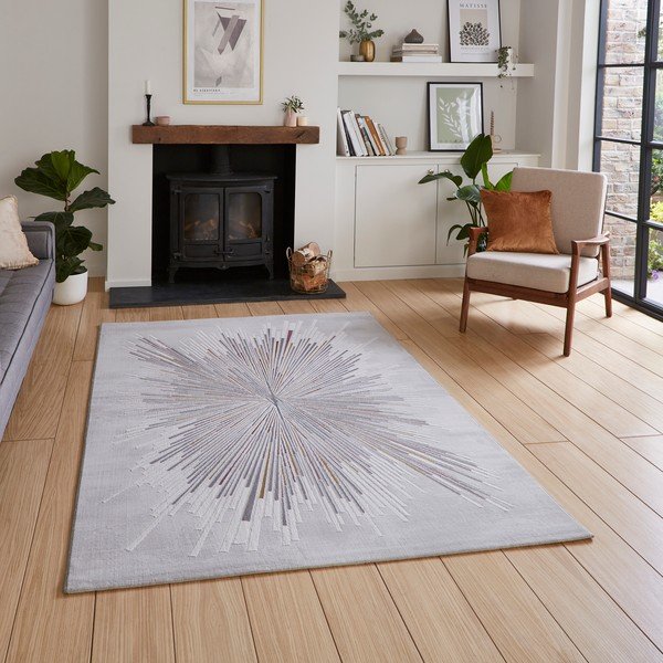 Világoskék-világos rózsaszín szőnyeg 120x170 cm Creation – Think Rugs-image-1