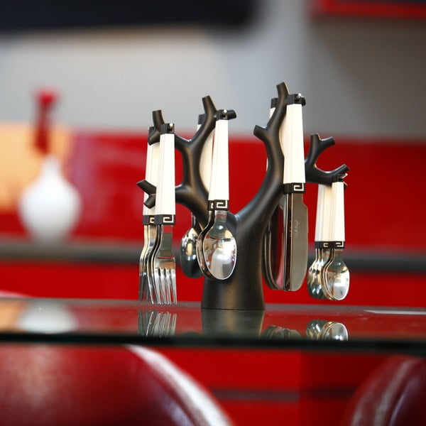 24 darabos evőeszköz készlet állvánnyal - Vialli Design-image-1