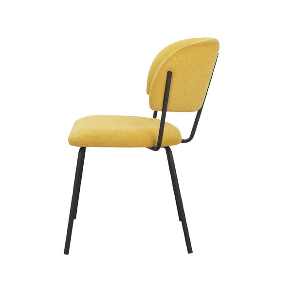 Sárga étkezőszék szett 2 db-os Claudia – Støraa-image-4