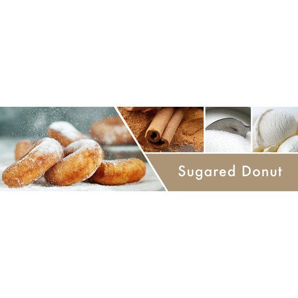Sugared Donut illatgyertya üvegben, égési idő 35 óra - Goose Creek-image-1
