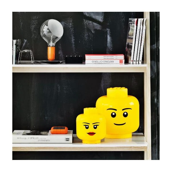 Boy fejformájú tárolódoboz, ⌀ 24,2 cm - LEGO®-image-1