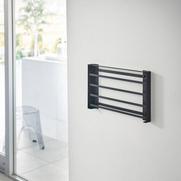 Matt fekete fali acél fürdőszobai polc Tower – YAMAZAKI-image-3