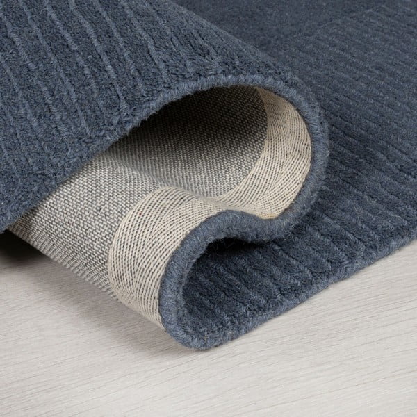 Siena sötétkék gyapjú szőnyeg, 160 x 230 cm - Flair Rugs-image-4