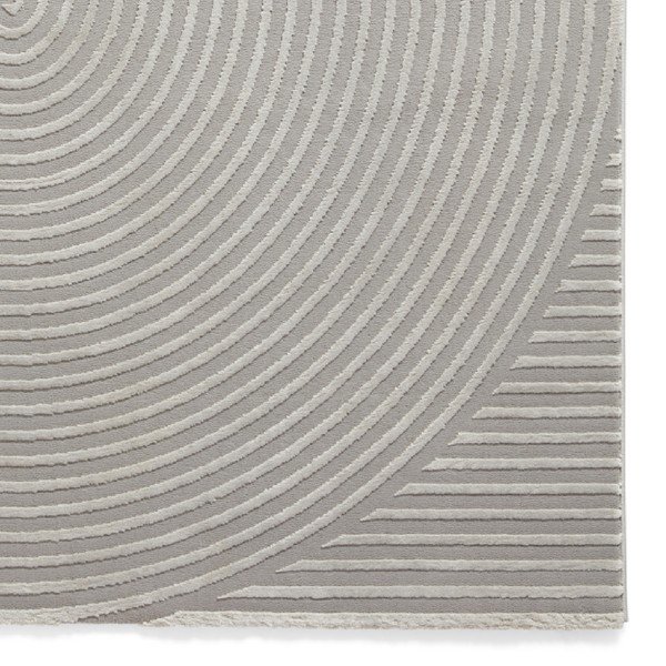 Világosszürke mosható szőnyeg újrahasznosított szálakból 120x170 cm Flores – Think Rugs-image-4