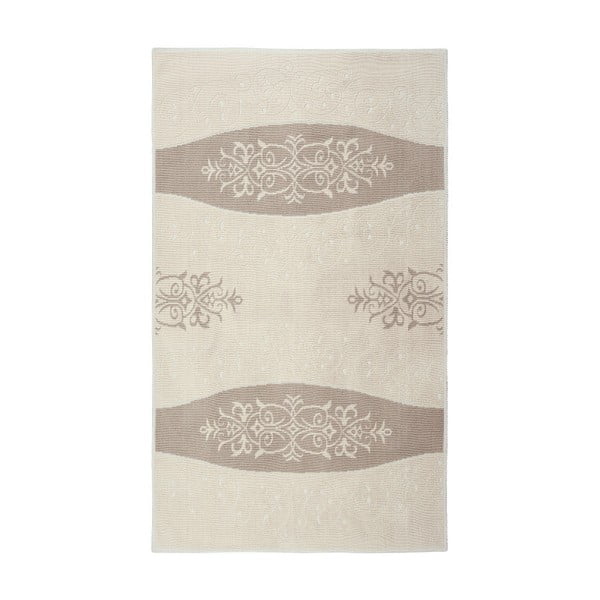 Floorist Decor krémszínű gyapotszőnyeg, 120 x 180 cm