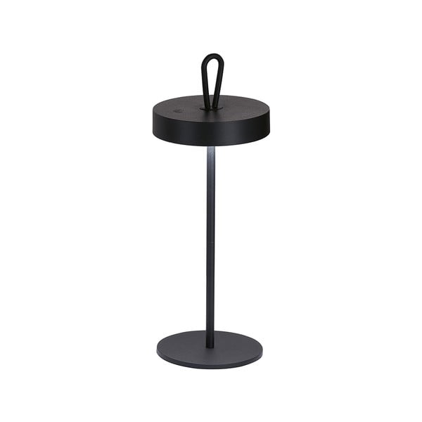 Fekete LED asztali lámpa (magasság 47 cm) Dord – Fischer & Honsel