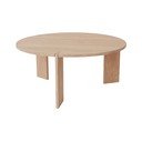 Natúr színű tölgyfa kerek dohányzóasztal ø 90 cm Oy – OYOY Living Design