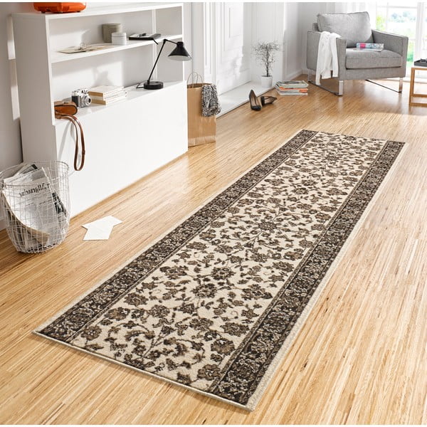 Barna futószőnyeg típusú szőnyeg 80x250 cm Vintage – Hanse Home-image-1
