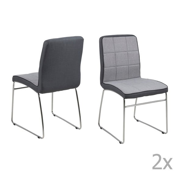 Justin sötétszürke étkezőszék, 4 db - Actona